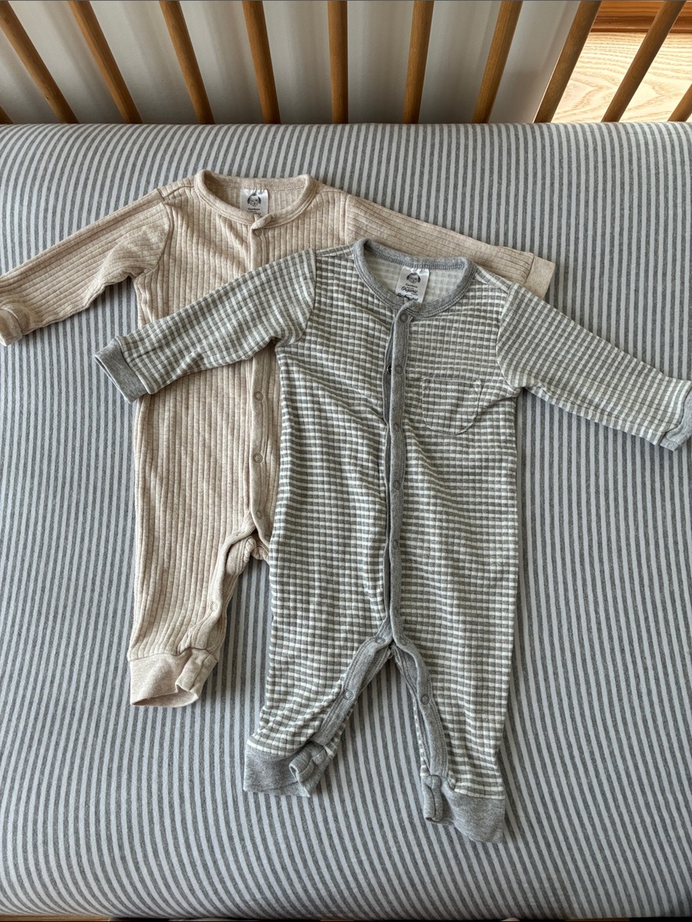 Organic Cotton Gerber Baby Rompers Bundle